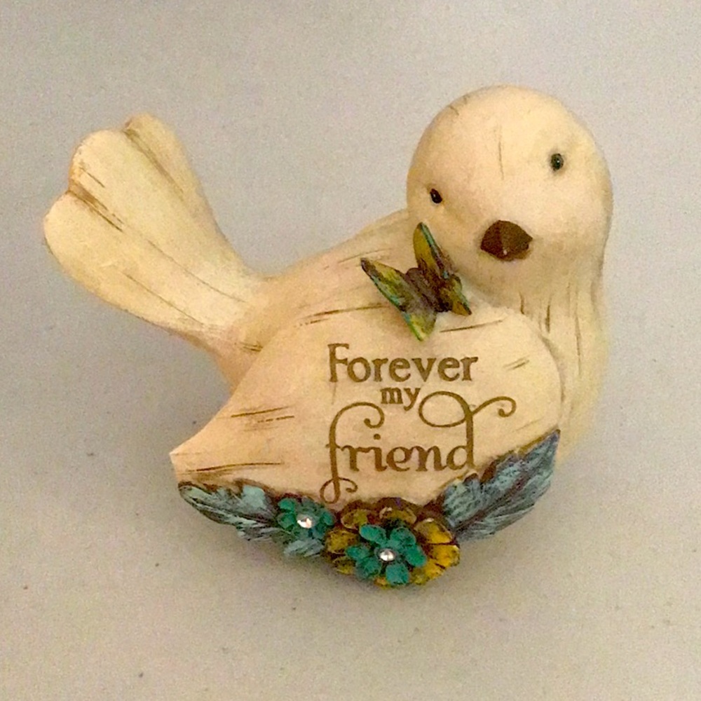 Bird ceramic figurine